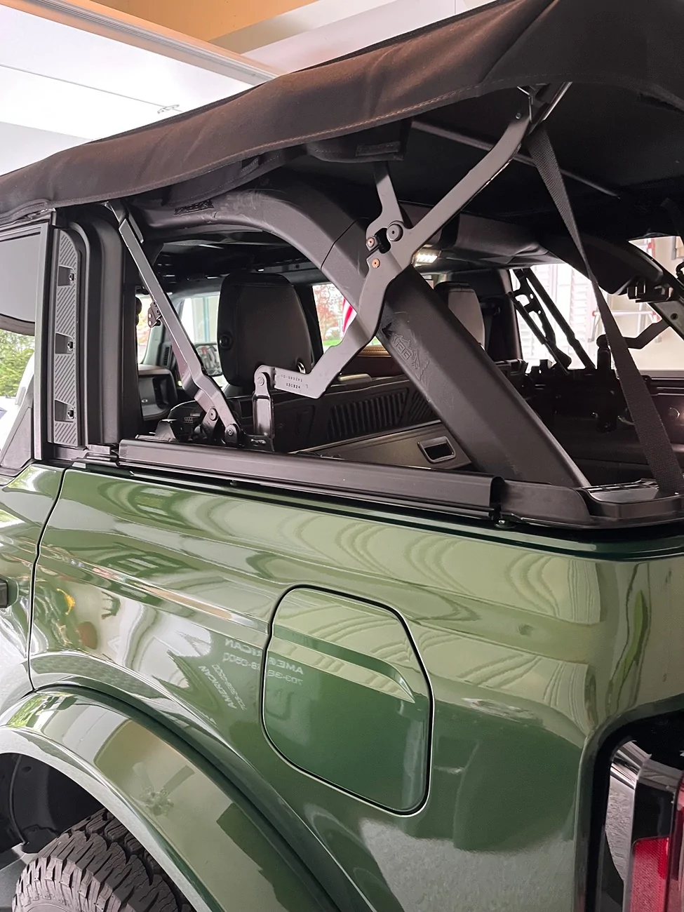 Ford Bronco Cargo tub liner without