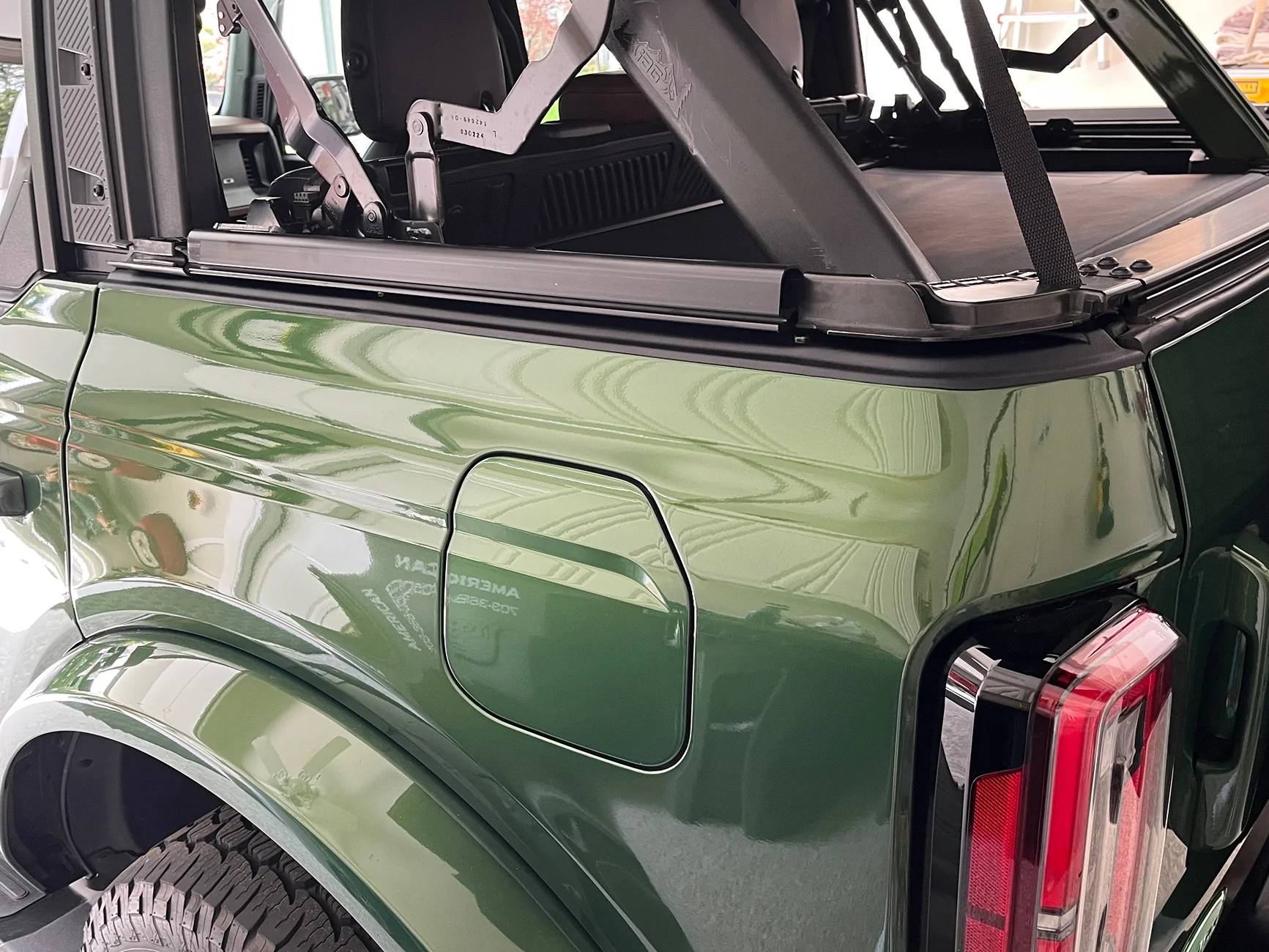 Ford Bronco Cargo tub liner IMG_7484