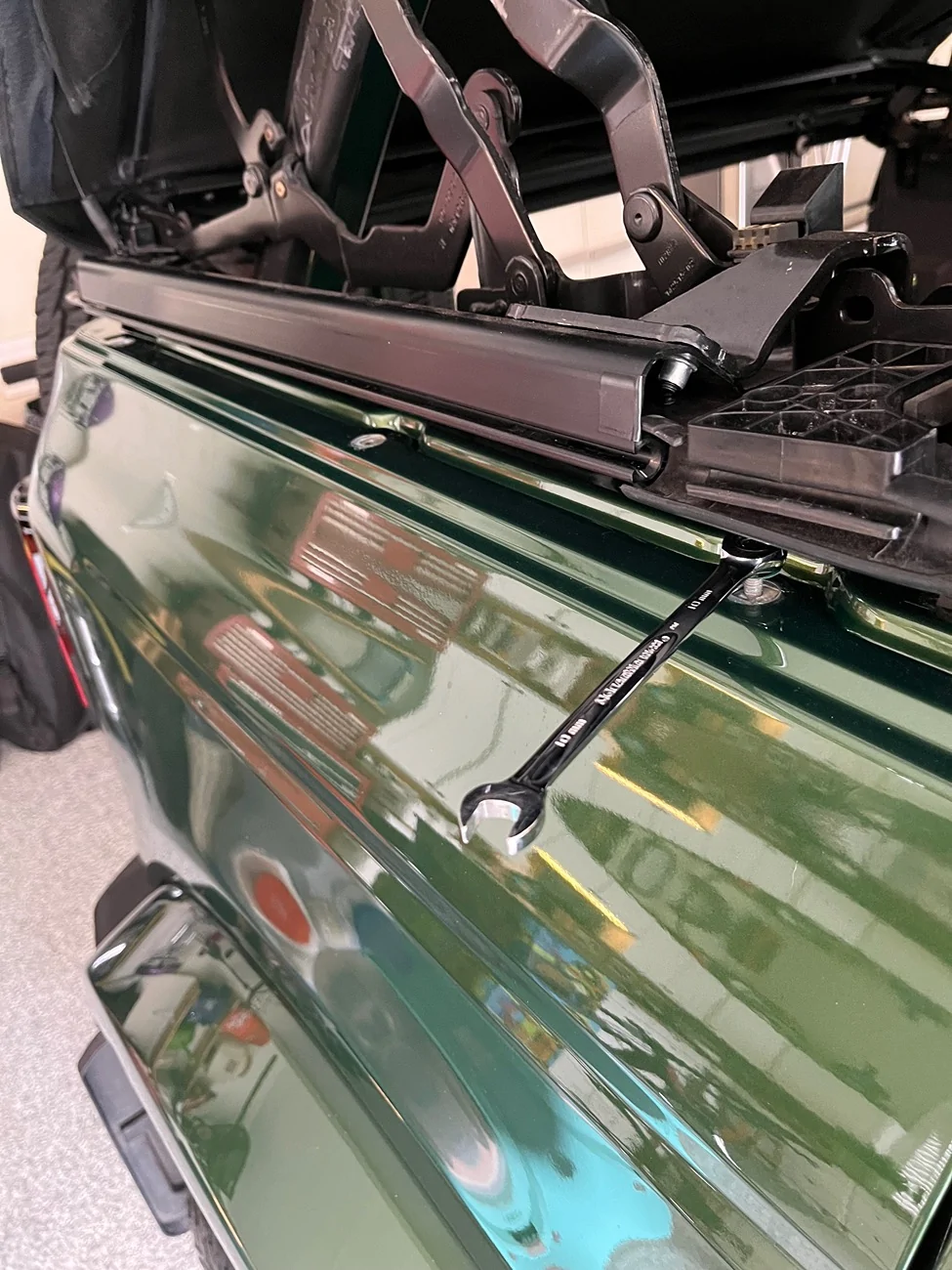 Ford Bronco Cargo tub liner IMG_7472