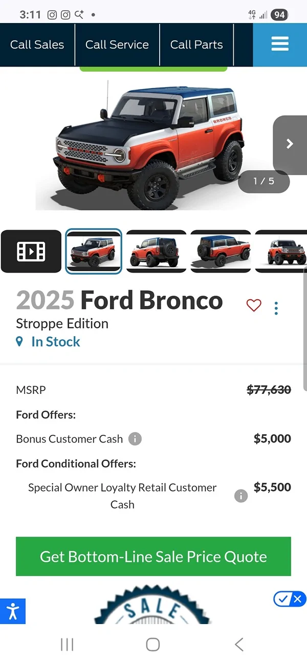 Ford Bronco Deep Discounts on Stroppe 2 DR Screenshot_20260403_151131_Chrom
