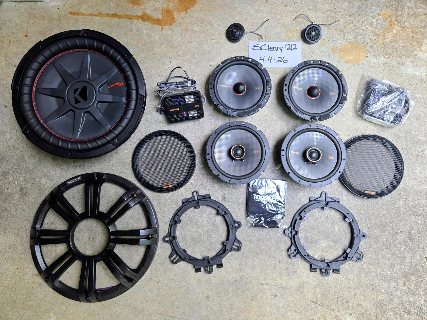 Ford Bronco Kicker KS full Bronco speaker setup 20260404_124148~2