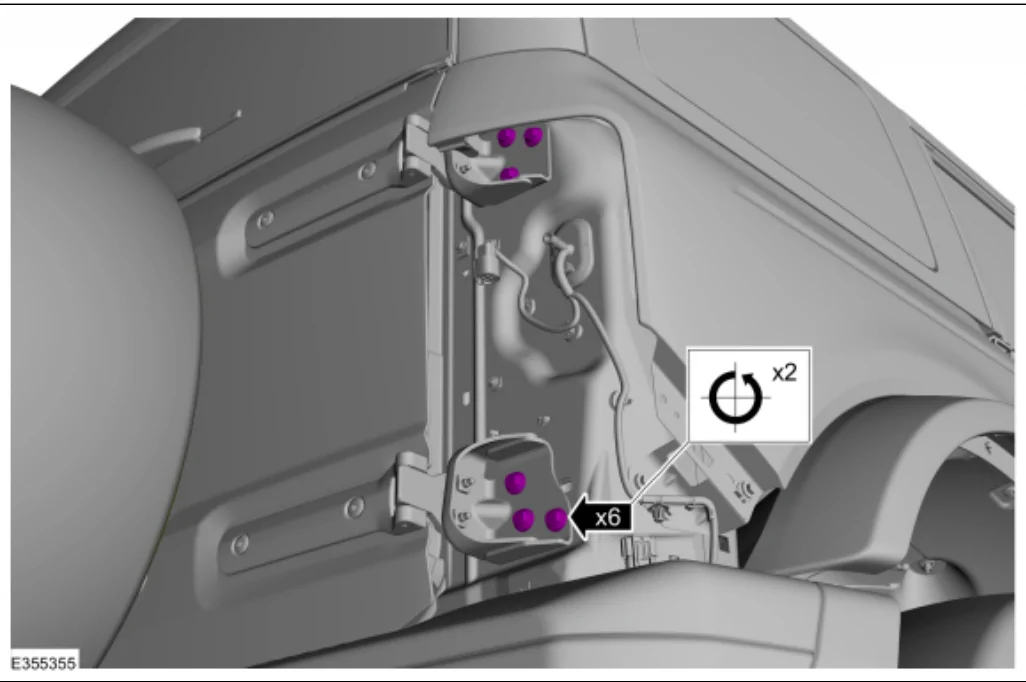Ford Bronco Tailgate Alignment Bolts: Part Number Request Screenshot 2026-04-05 at 5.18.33 AM