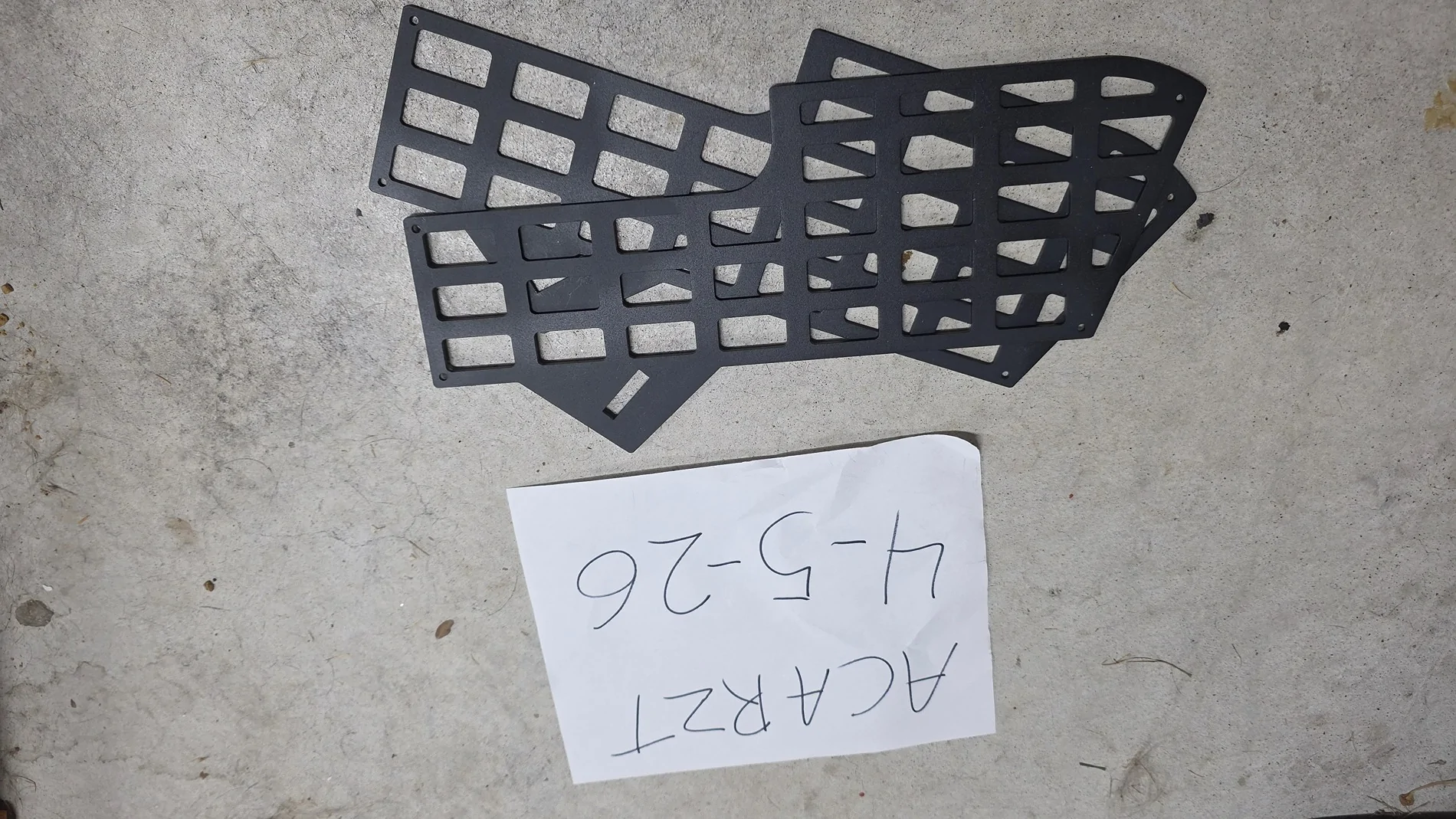 Ford Bronco JCR Center Console MOLLE Panel - $50 obo - Pickup Only Austin area 20260405_094304