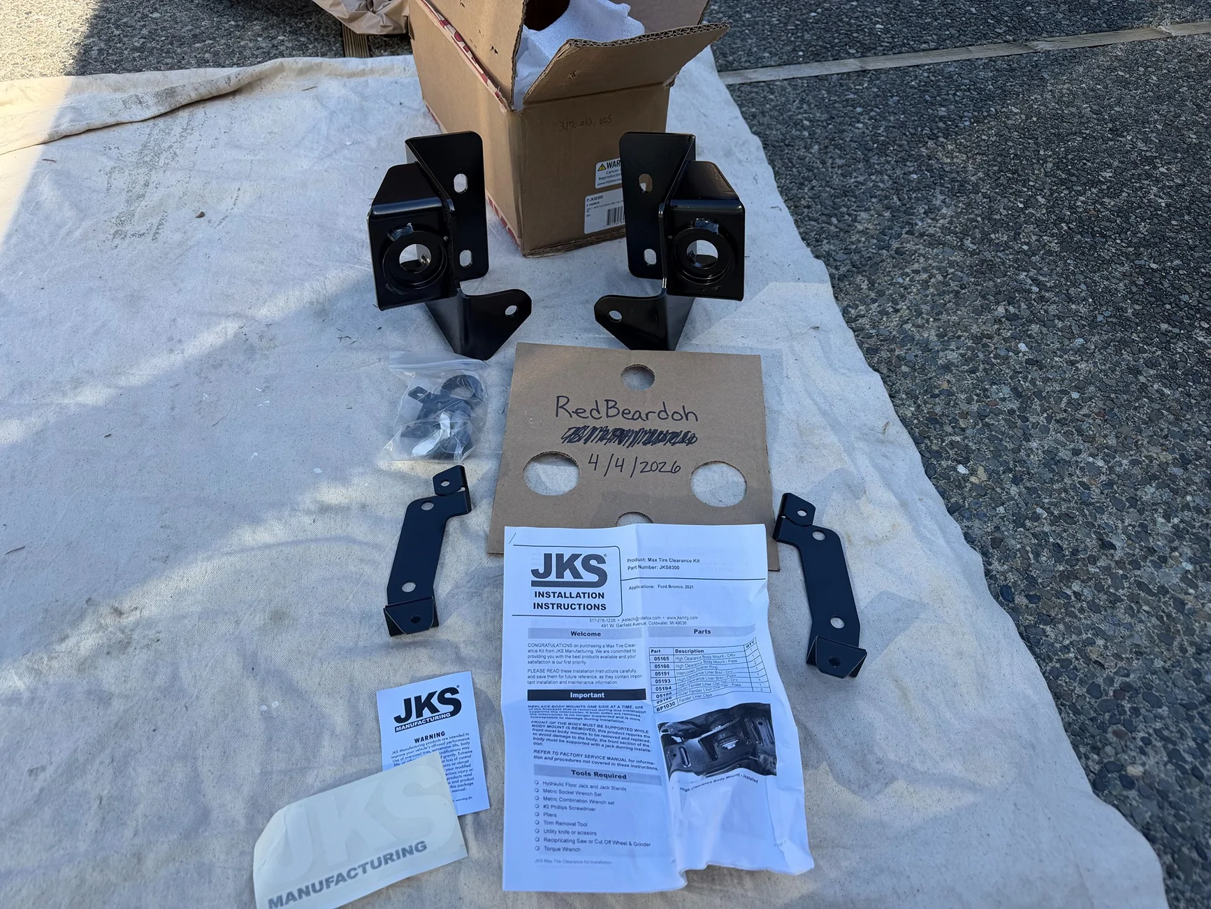 Ford Bronco FS - JKS Max Tire Clearance Kit - $50 OBO IMG_3346
