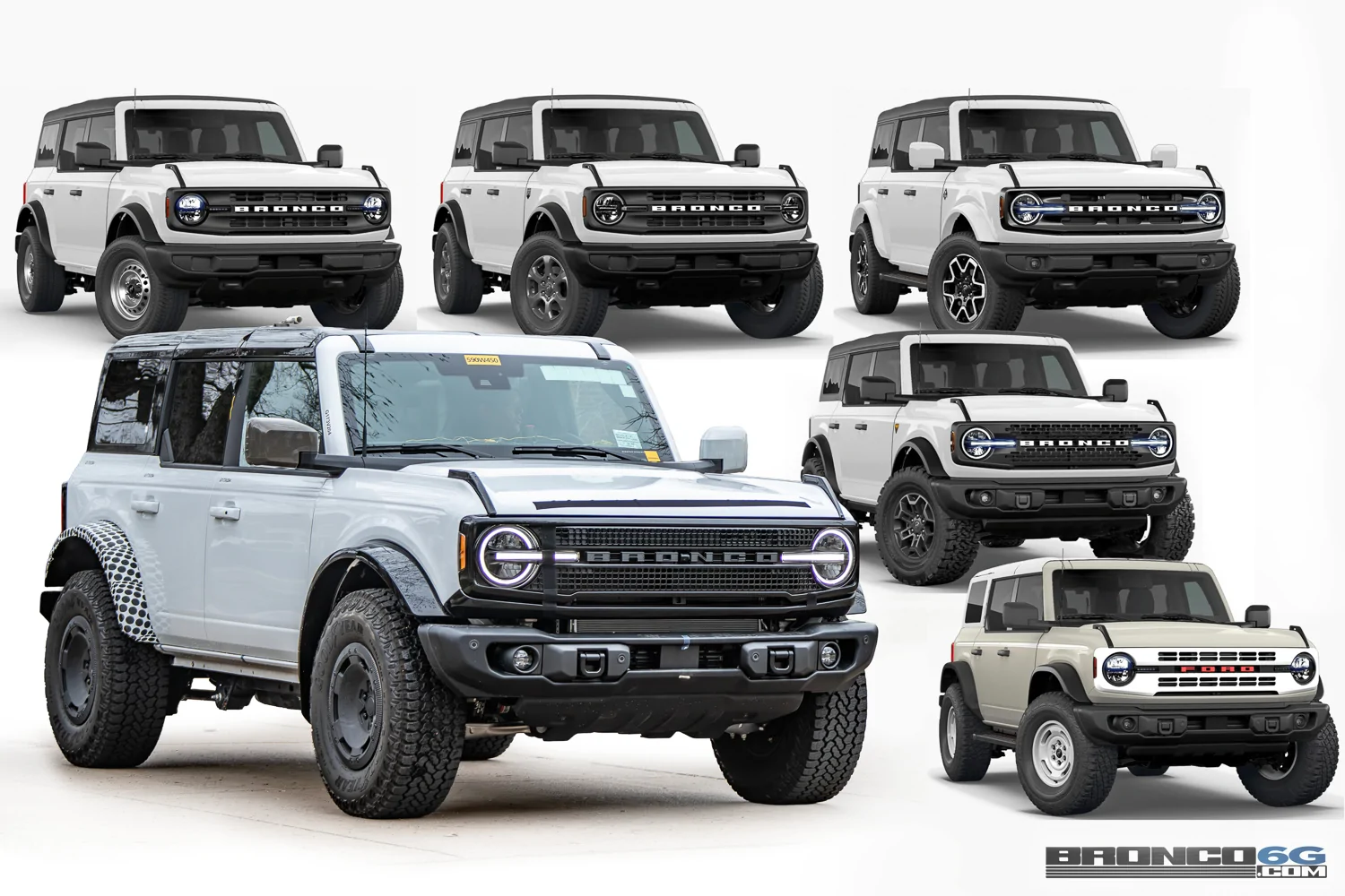 Ford Bronco New Top-Level Bronco Model Trim w/ New Grille & Wheels Spotted new-luxury-bronco-trim-28