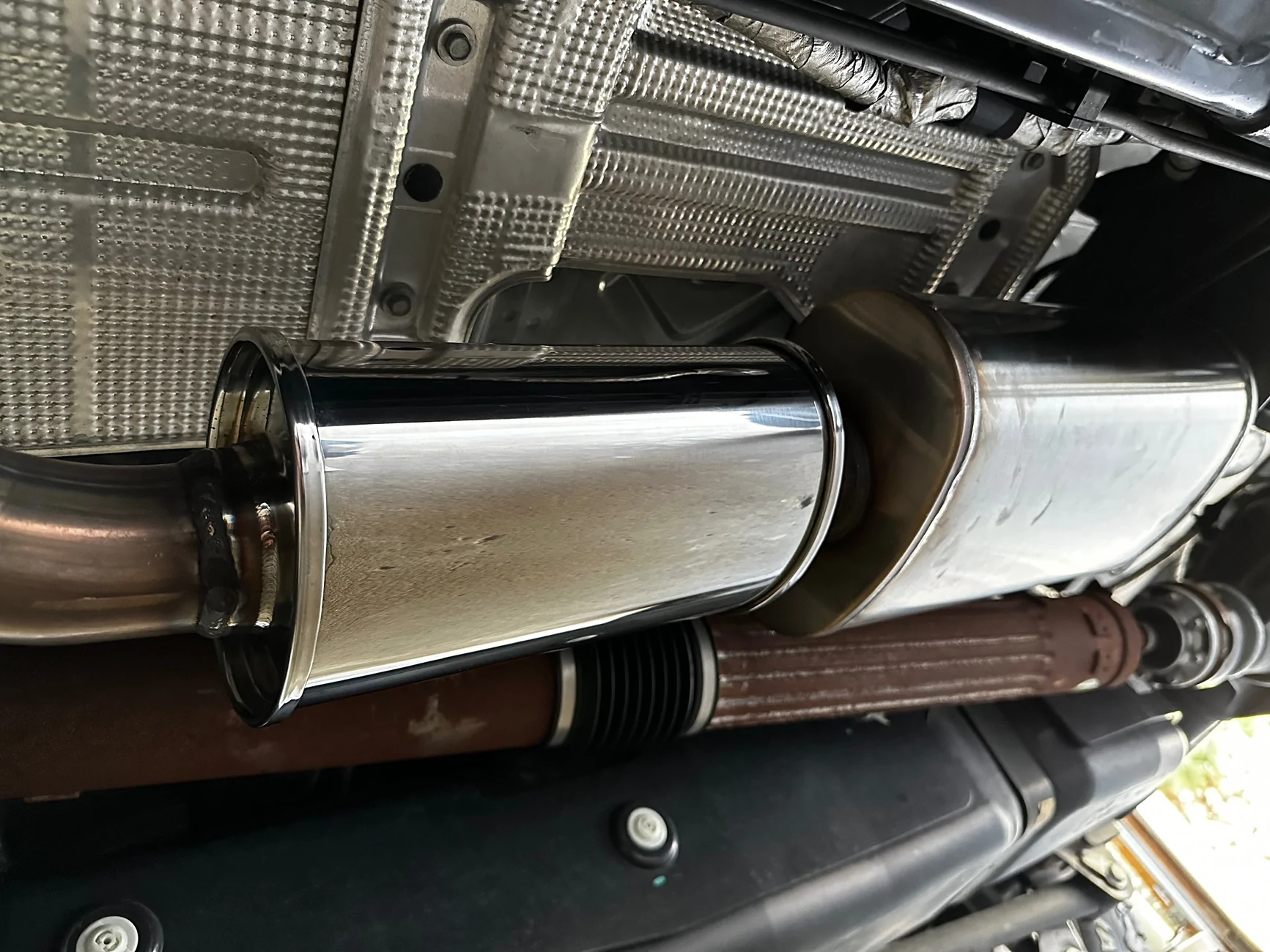Ford Bronco Corsa Exhaust Modification IMG_9044