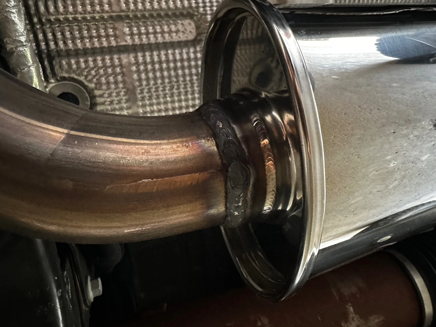 Ford Bronco Corsa Exhaust Modification IMG_9042