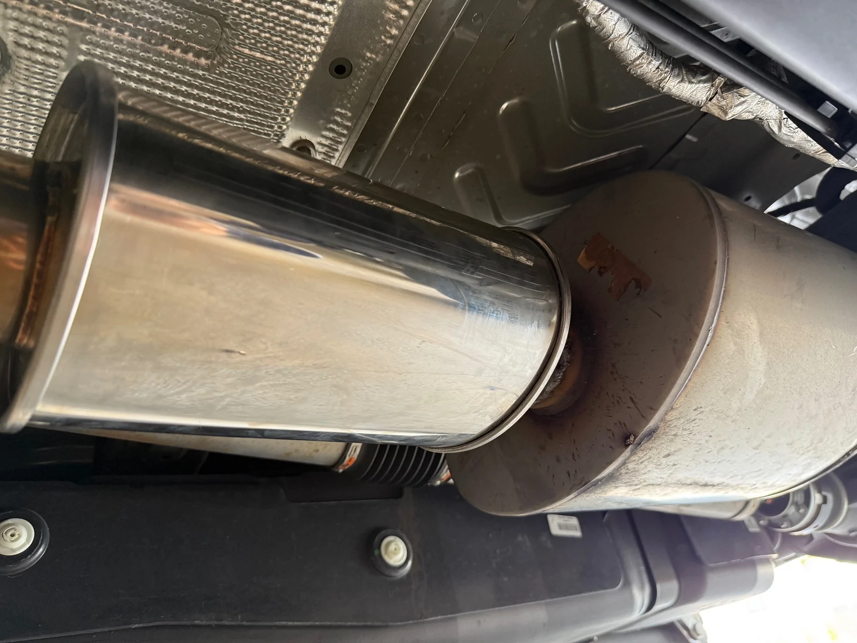 Ford Bronco Corsa Exhaust Modification IMG_8835