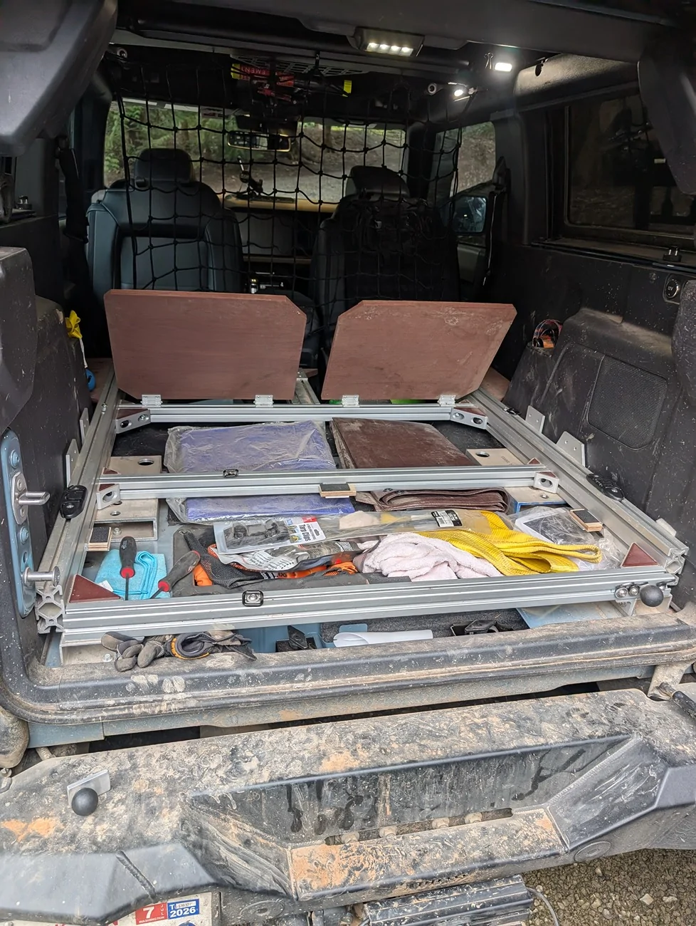Ford Bronco 2 Door rear seat delete. Goose Gear PXL_20260223_230538542