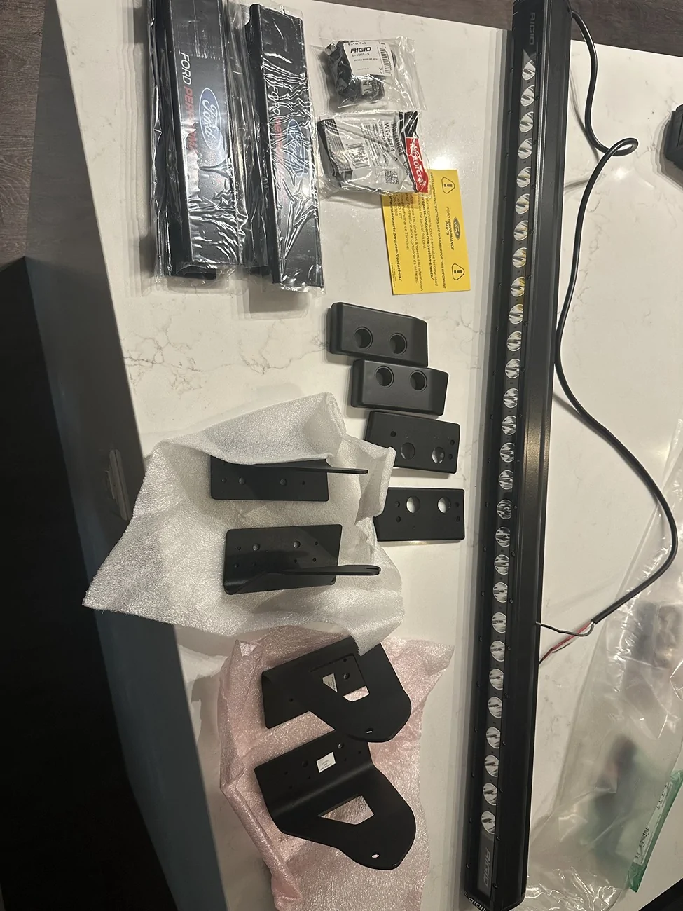 Ford Bronco Ford Performance 40" Rigid 21-26 Light bar with wiring kit, covers, and mounts IMG_1296