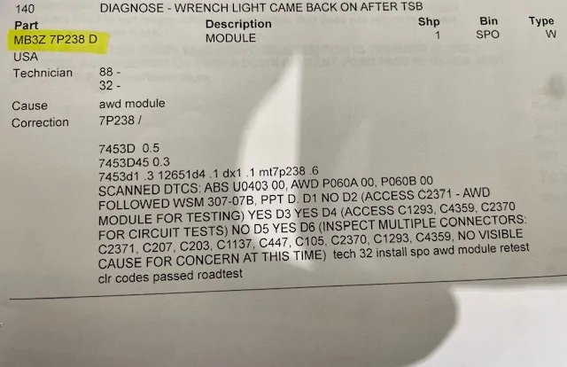 Ford Bronco 4WD Module replaced twice by dealer, still have fault codes, looking for guidance May25(2)