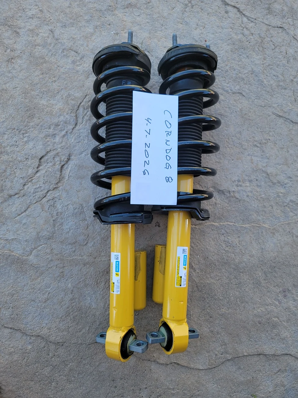 Ford Bronco $400  4 Bilstein coilover shocks, take offs 2025 Heritage 4dr 3k miles 20260407_121444
