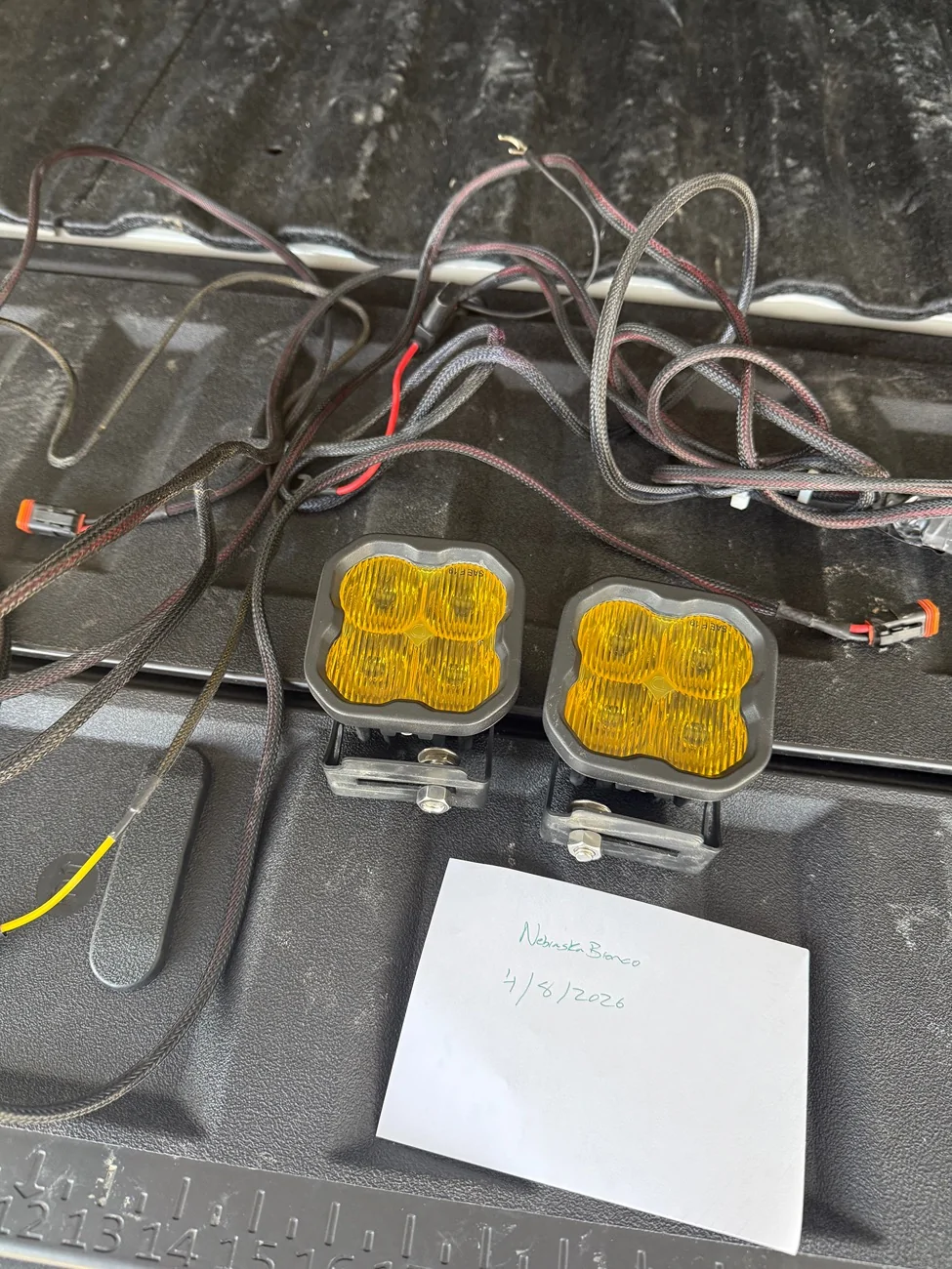Ford Bronco Diode Dynamics SS3 Pro Fogs w/ wiring harness IMG_3206