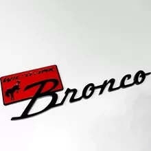 Ford Bronco Fender badge for wildtrak. 1775777379922-z4