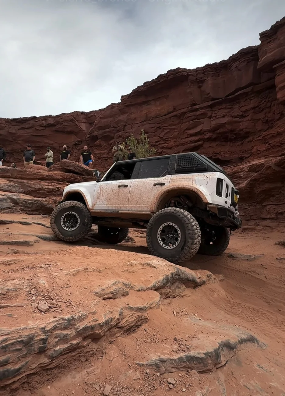 Ford Bronco 2 Broncos vs. 9 Jeeps @ Moab Pickle Trail Ride 3/31/26 Rig 2