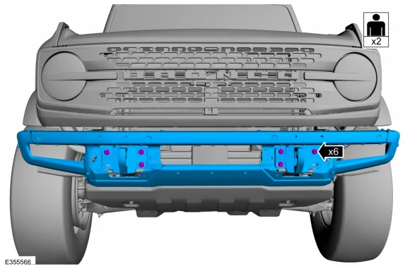 Ford Bronco Can fold down tow hooks be installed on modular bumper 1775838945734-lh