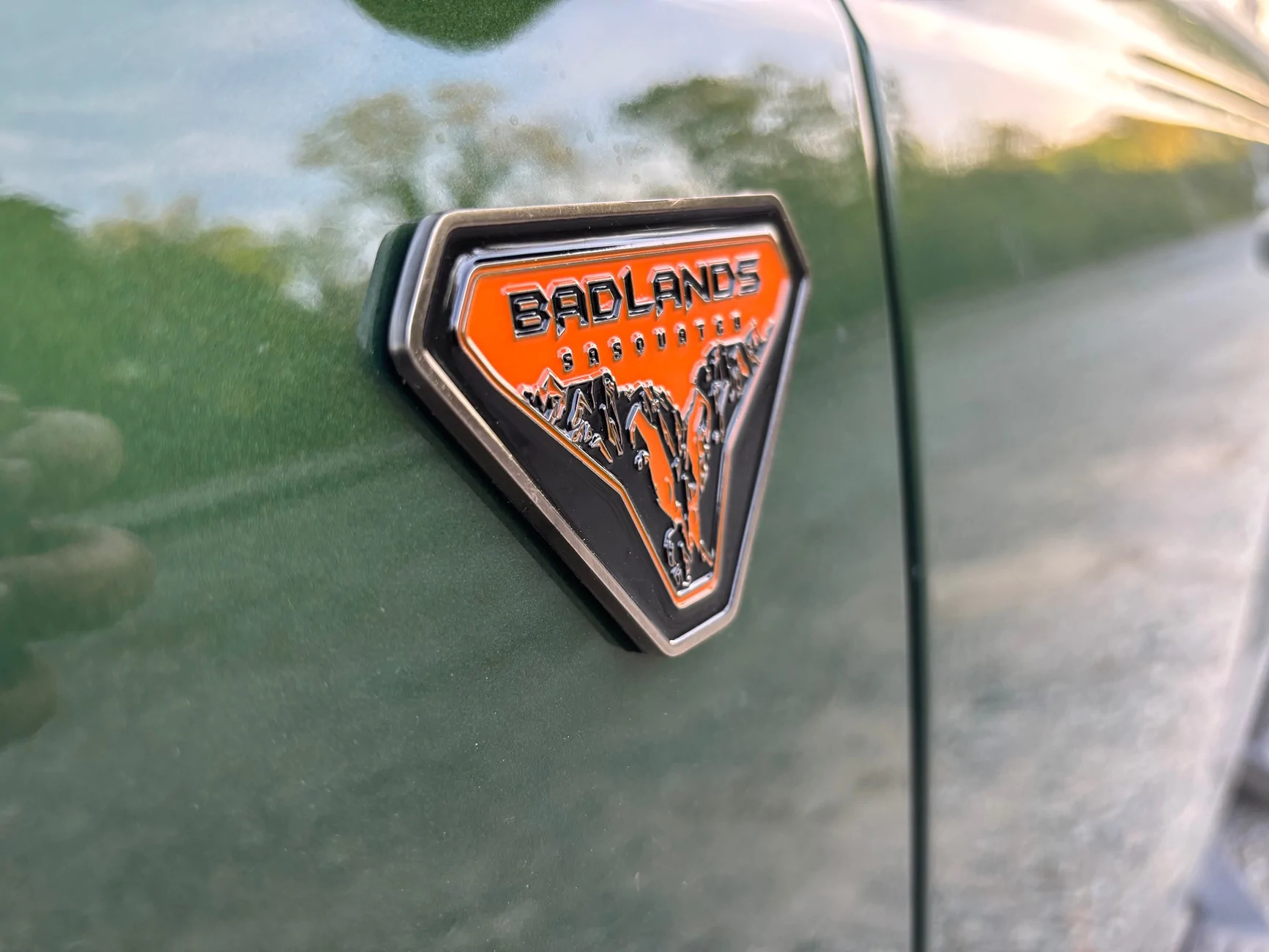 Ford Bronco Fender badge for wildtrak. IMG_6197
