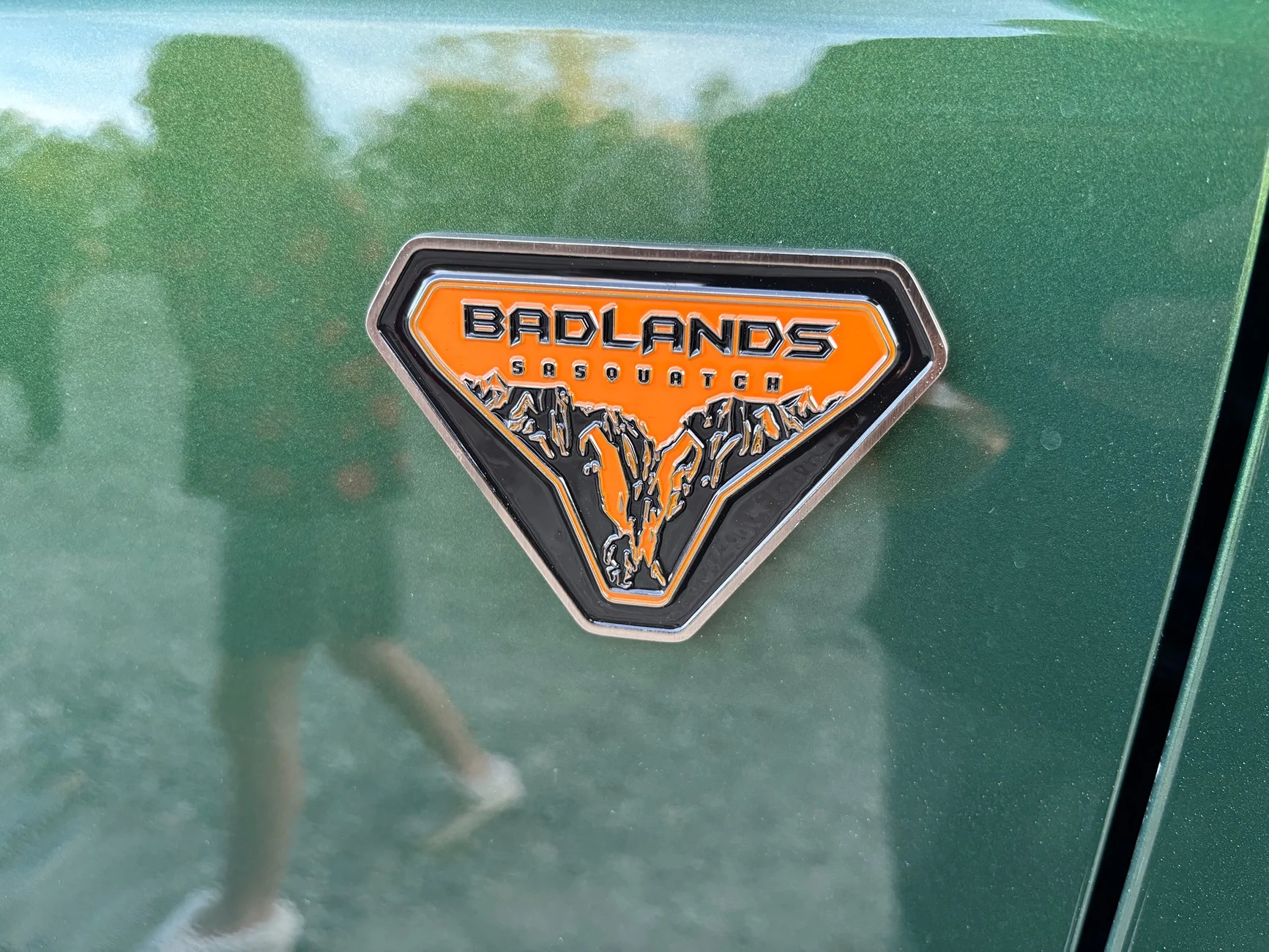 Ford Bronco Fender badge for wildtrak. IMG_6198