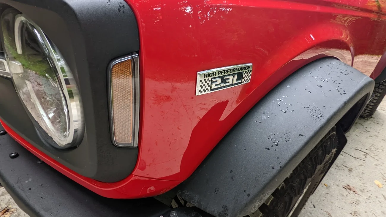 Ford Bronco My custom retro engine badge for front fender 1775888239275-ji