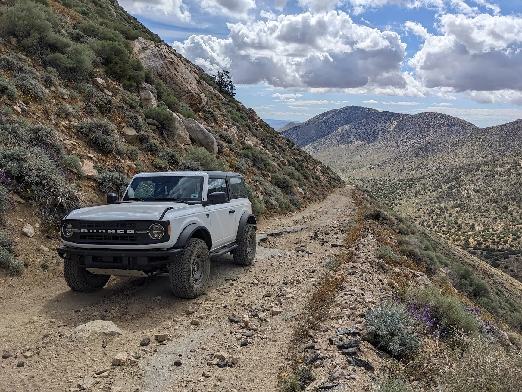 Ford Bronco Southern California, Jawbone Canyon, McIver's Jeep Road. PXL_20260410_175328547