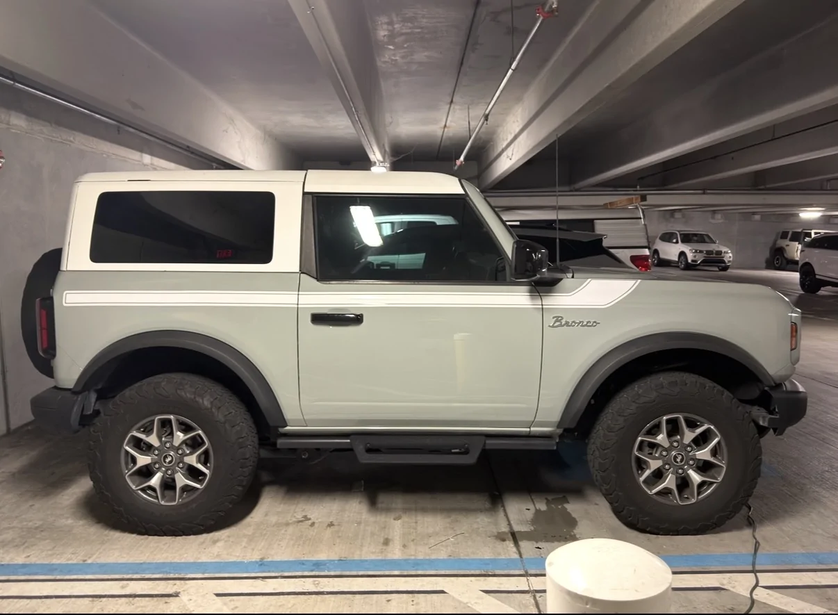 Ford Bronco Wrapped MIC Hard Top White + various other weekend additions IMG_8695