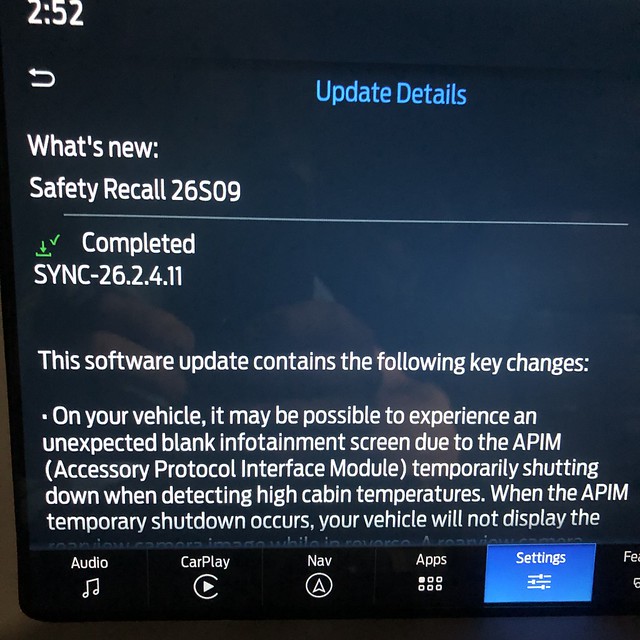 Ford Bronco Infotainment screen recall #26S09 (Infotainment Screen Blank) - 3/5/26 55202163205_63e1c62b13_z