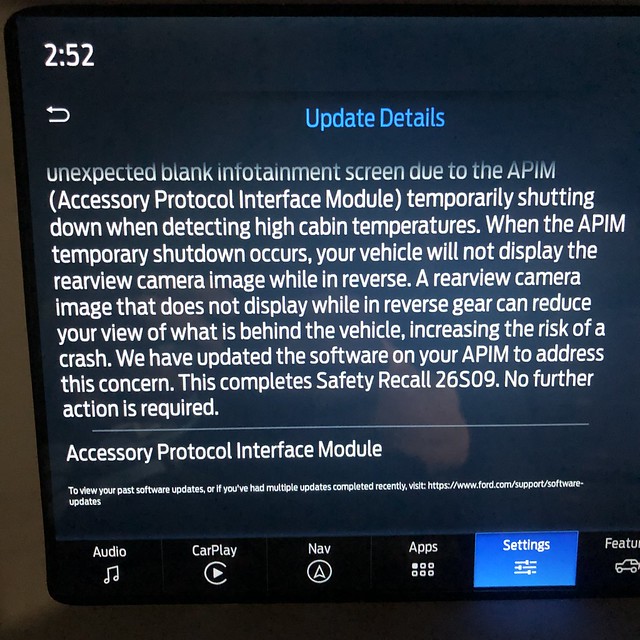 Ford Bronco Infotainment screen recall #26S09 (Infotainment Screen Blank) - 3/5/26 55201912253_2629c6b550_z