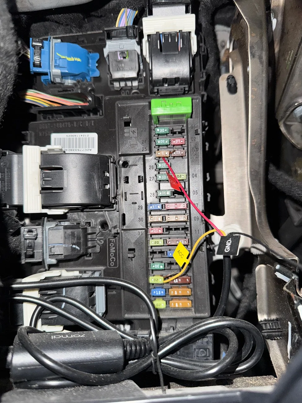 Ford Bronco 2021 Bronco Fuse Types IMG_8137