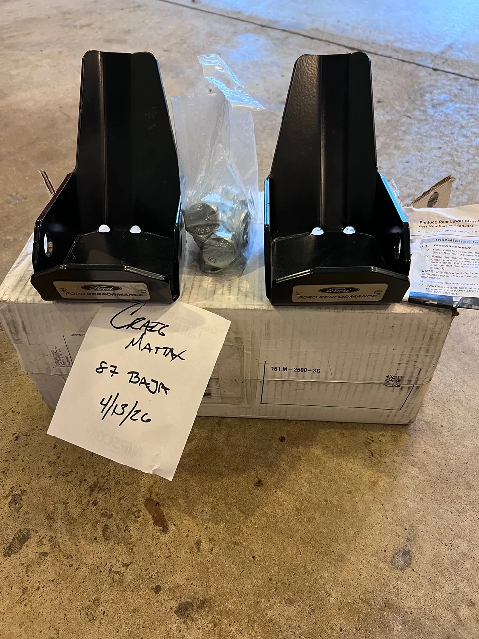 Indiana - Ford Performance shock guard skids 140$ Will SHIP | Bronco6G ...