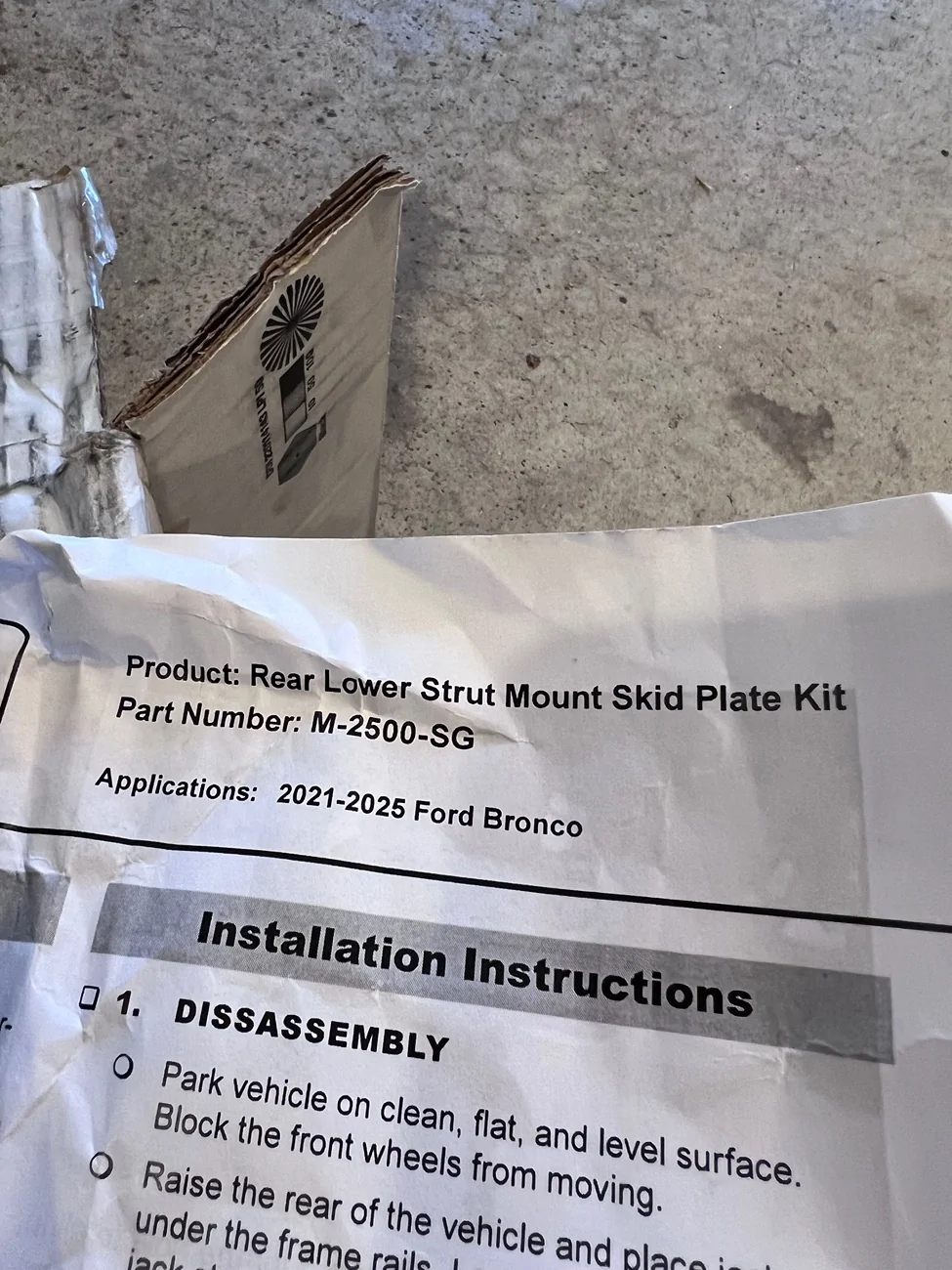 Ford Bronco Ford Performance shock guard skids 140$ Will SHIP IMG_5050