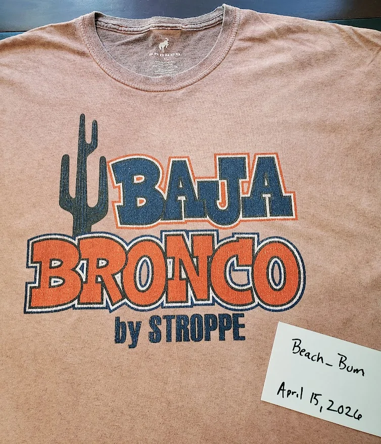 Ford Bronco ISO : WTB : BAJA BRONCO STROPPE Edition Hat/Shirt 1776290068261-pj