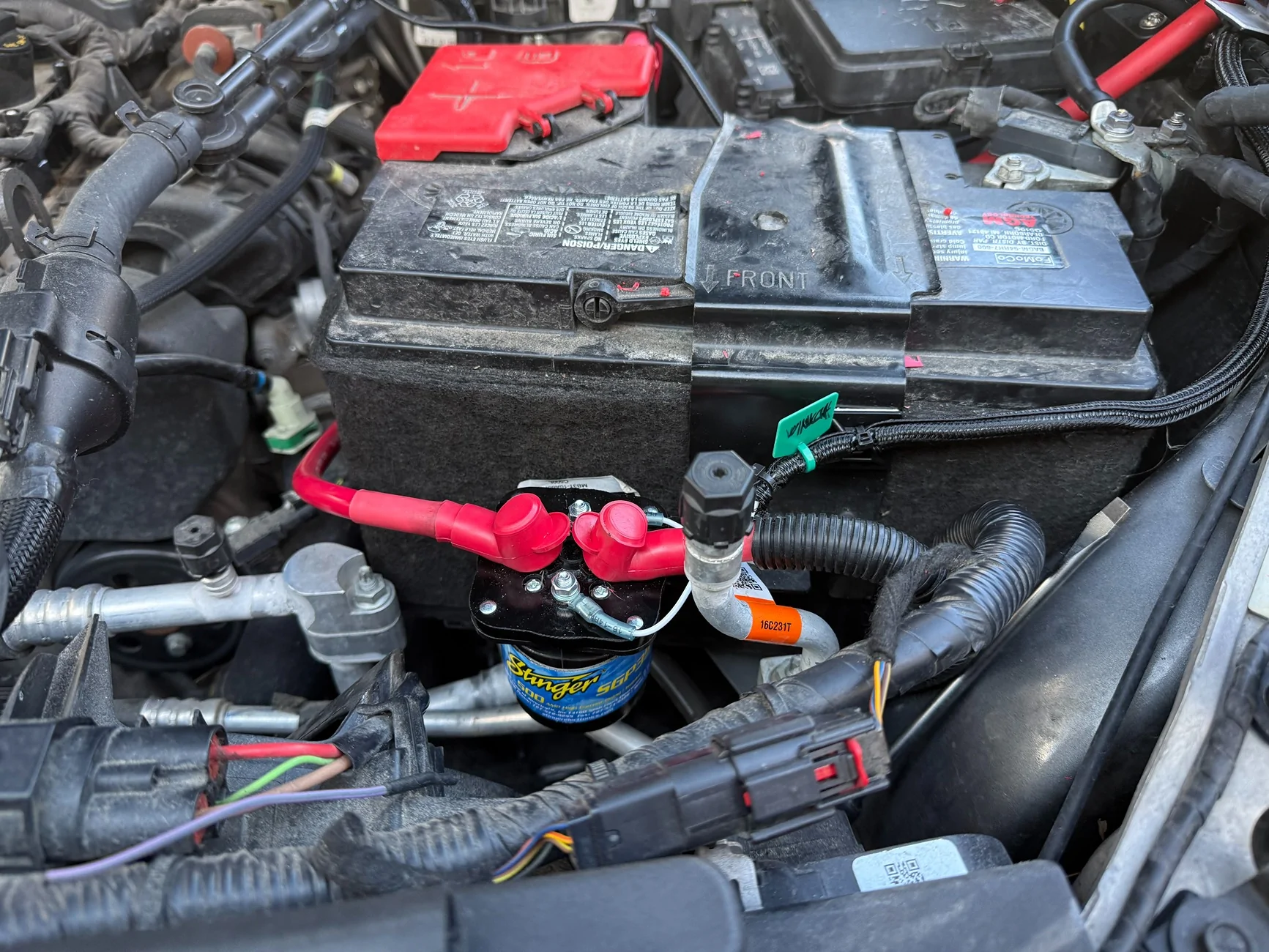 Ford Bronco Powering Winch with AUX + Relay / Isolator IMG_4166