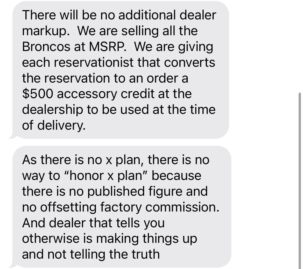 Ford Bronco Deposit returned???? FB2263D9-19CC-4695-BEB0-F9E16878EDAD