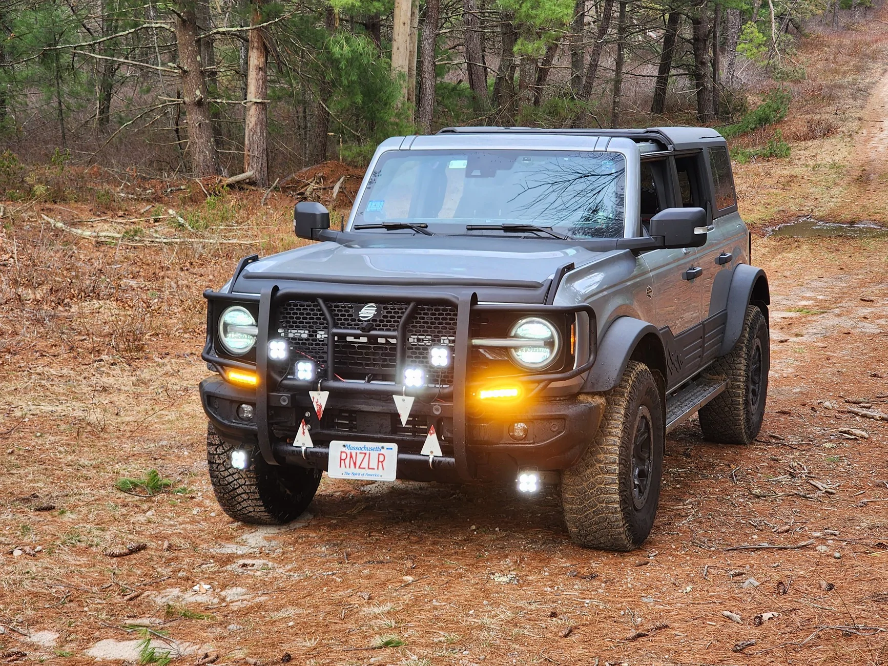 Ford Bronco Review of Wolfbox G900TRIPRO (Bumper Version) with OEM kit and OBDII wiring kit 20260416_174309