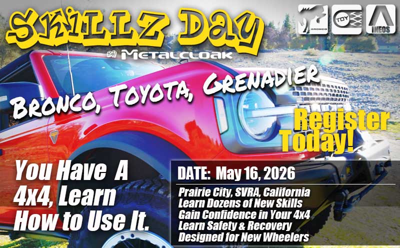 Ford Bronco Bronco + Skillz Day... Learn How to Use Your Rig Bronco+SkillzDay