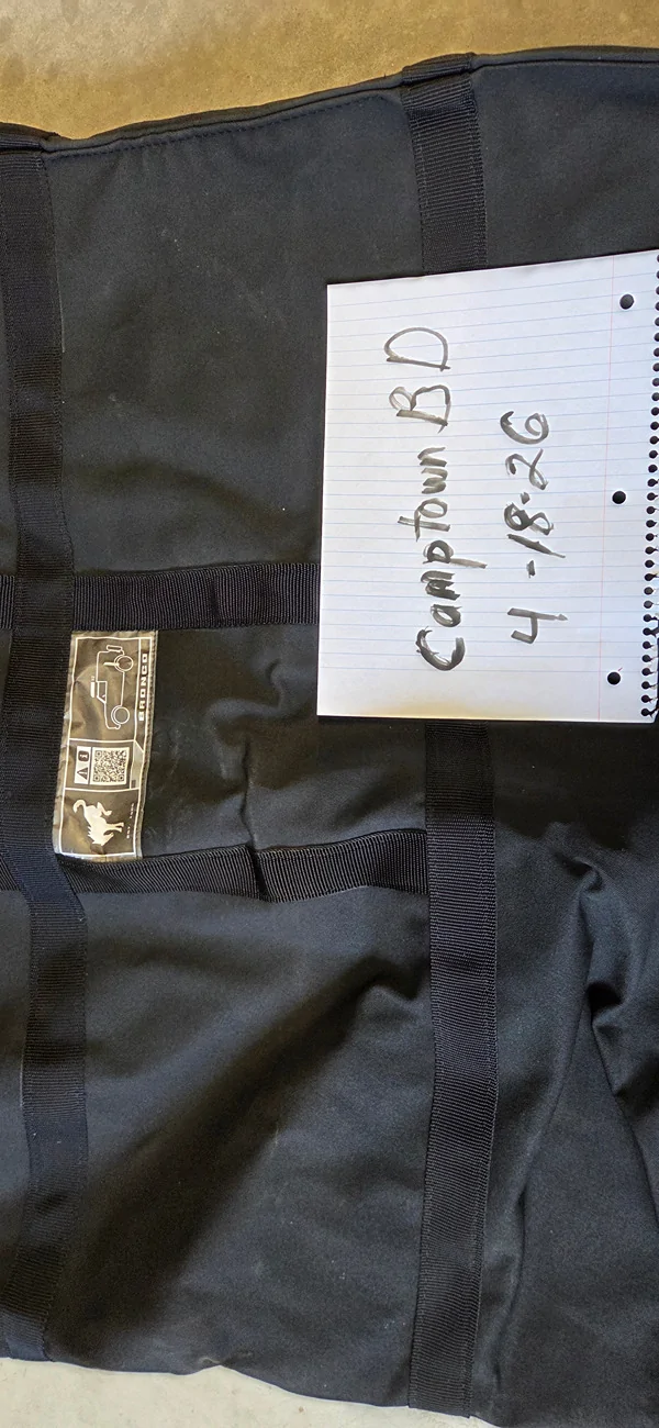 Ford Bronco OEM Storage Bag for Front Hard Top Panels - $100 obo 20260418_161210