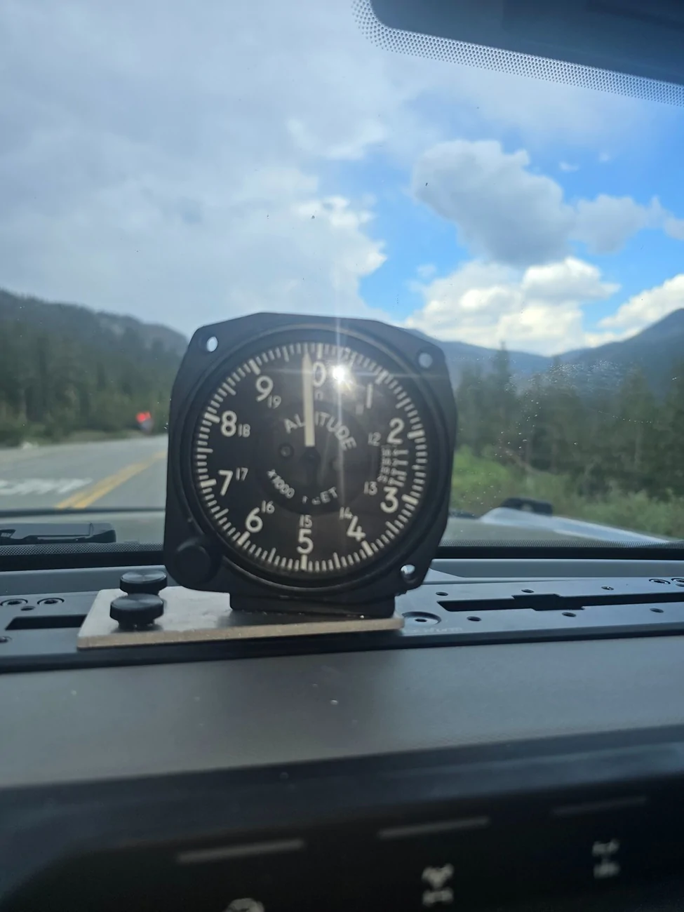 Ford Bronco Anyone have a cool altimeter mounted in their Bronco? 20240613_144655