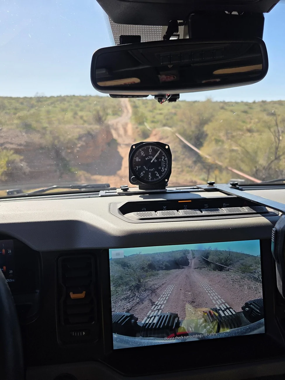 Ford Bronco Anyone have a cool altimeter mounted in their Bronco? 20260130_135125