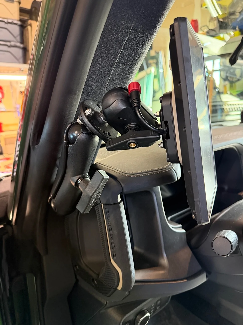 Ford Bronco Garmin Tread Overland Mounting installed - Cheapish IMG_5721