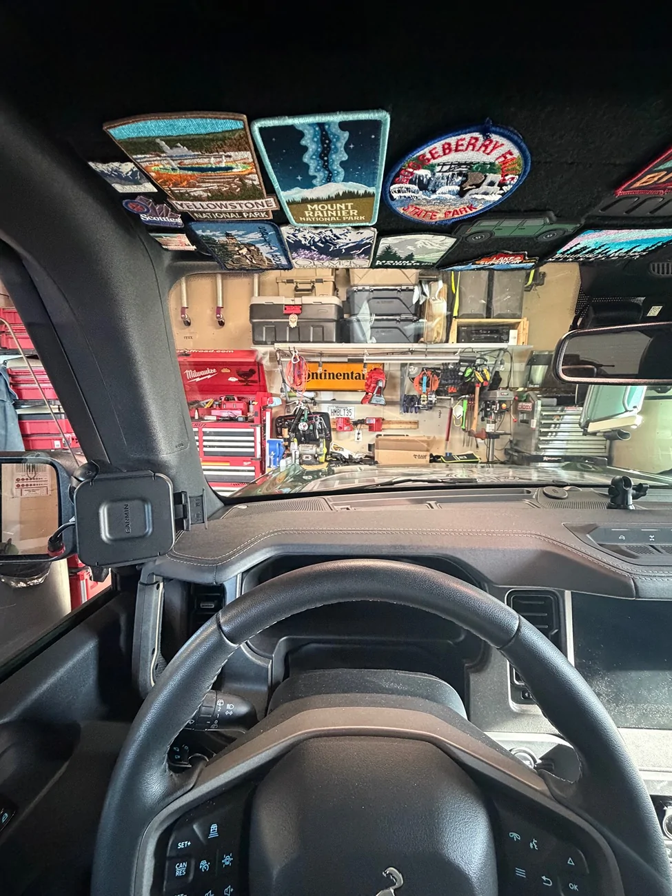 Ford Bronco Garmin Tread Overland Mounting installed - Cheapish IMG_5726
