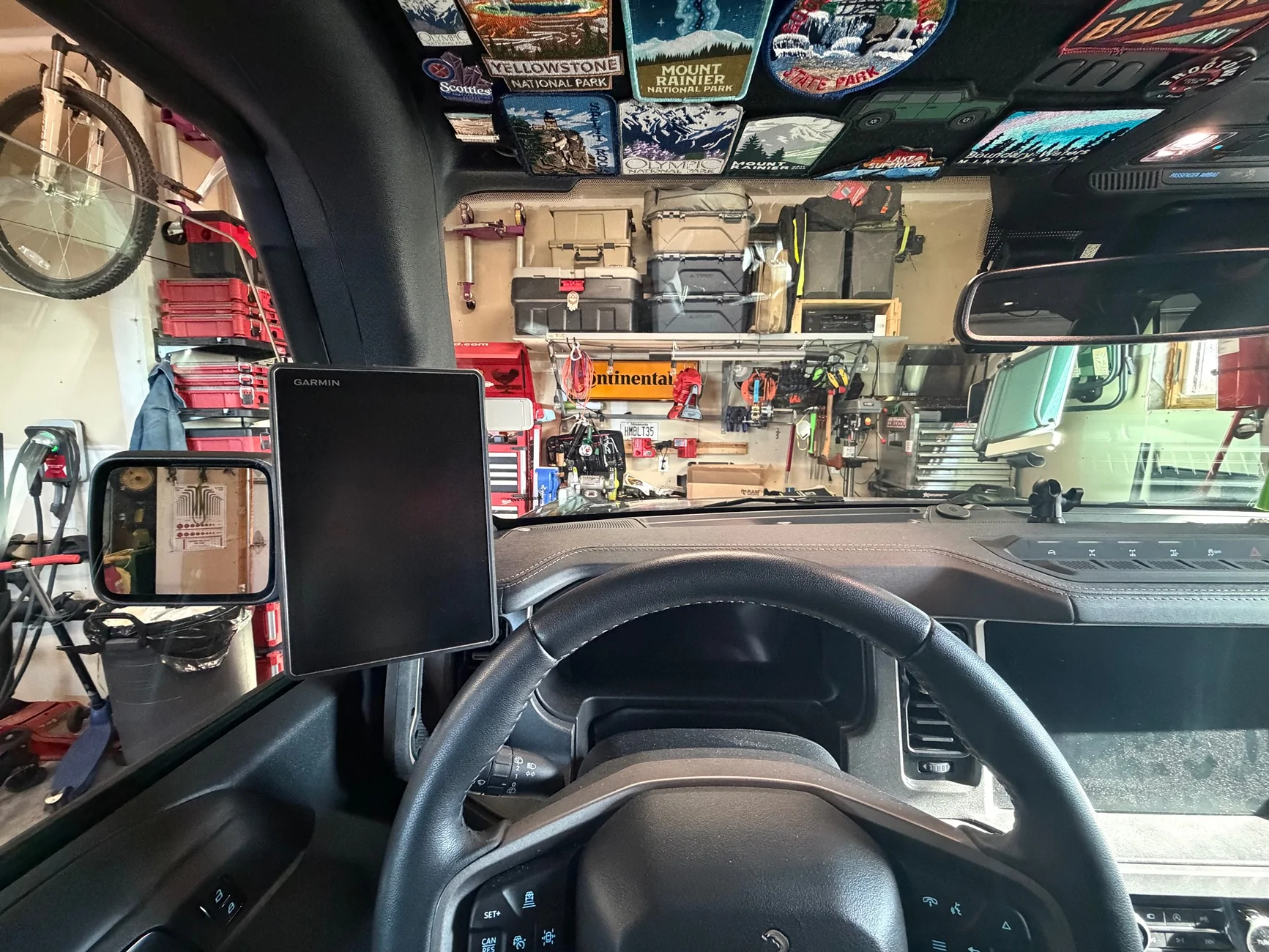 Ford Bronco Garmin Tread Overland Mounting installed - Cheapish IMG_5725