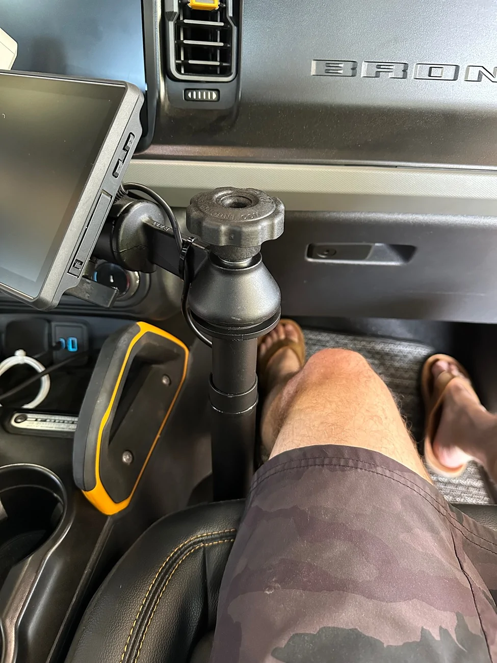 Ford Bronco Garmin Tread Overland Mounting installed - Cheapish IMG_4167