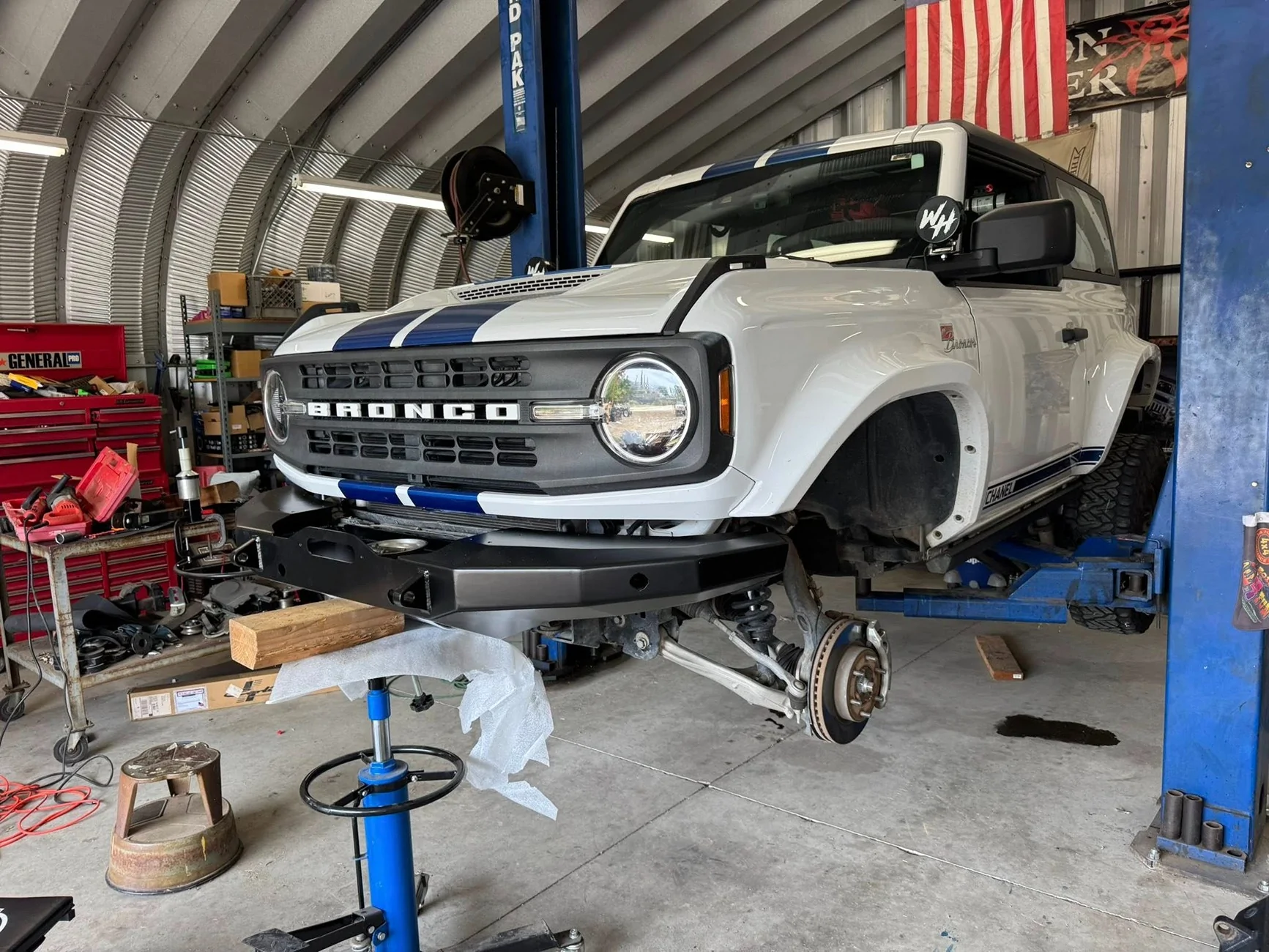 Ford Bronco Anybody running an ICON Impact Armor front winch bumper? winch2