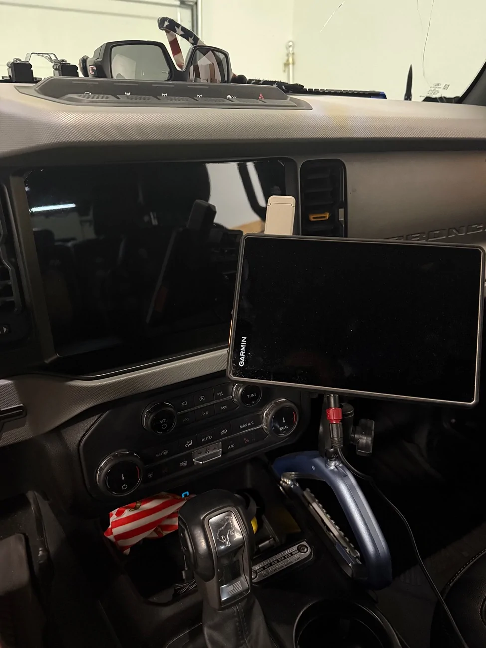 Ford Bronco Garmin Tread Overland Mounting installed - Cheapish IMG_1739