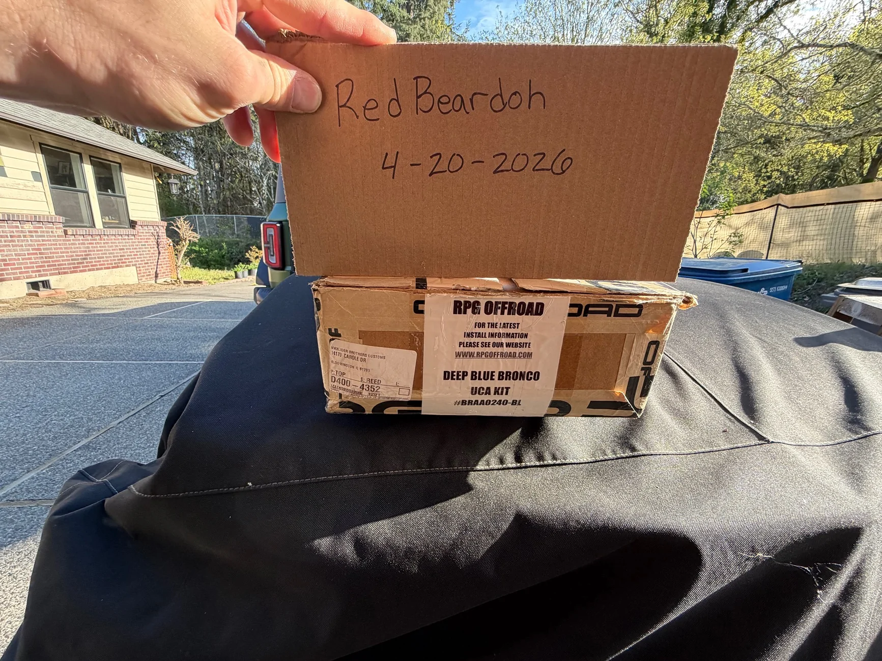 Ford Bronco FS - NEW IN BOX RPG Billet Upper Control Arm Kit in King Blue - $700 OBO IMG_3526