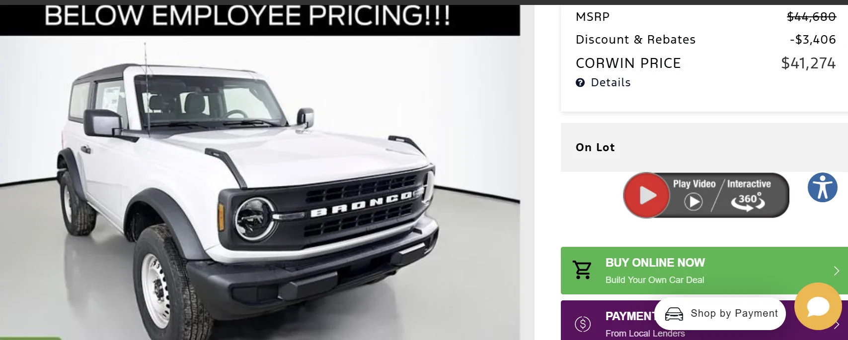 Ford Bronco Found a 4-Door New 2026 Avalanche Gray 7-spd 1776876670287blo
