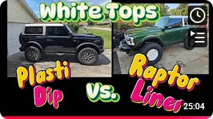 Ford Bronco Plasti Dip White Hardtop – Budget Heritage Vibes Achieved Screenshot 2026-04-22 at 12-15-29 Drawn to Rebuild - YouTu