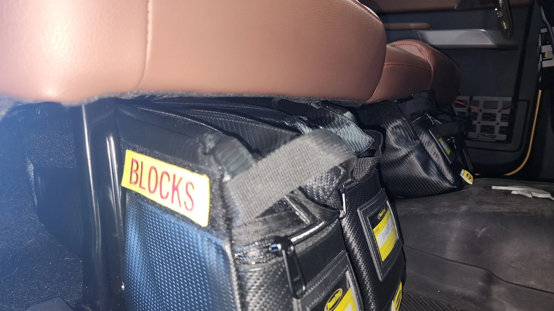 Ford Bronco under back seat storage options 20250207_165520