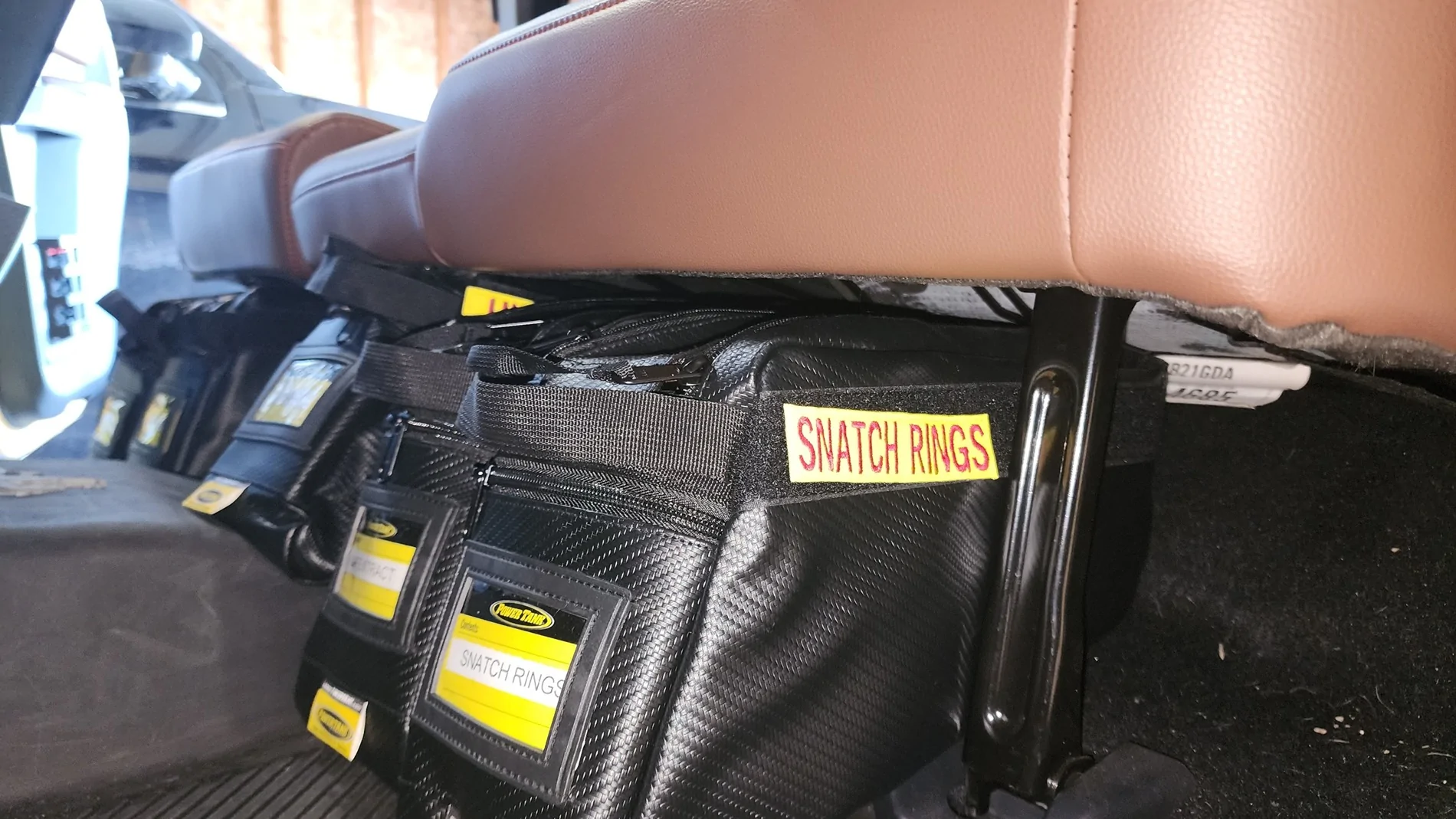 Ford Bronco under back seat storage options 20250207_165450
