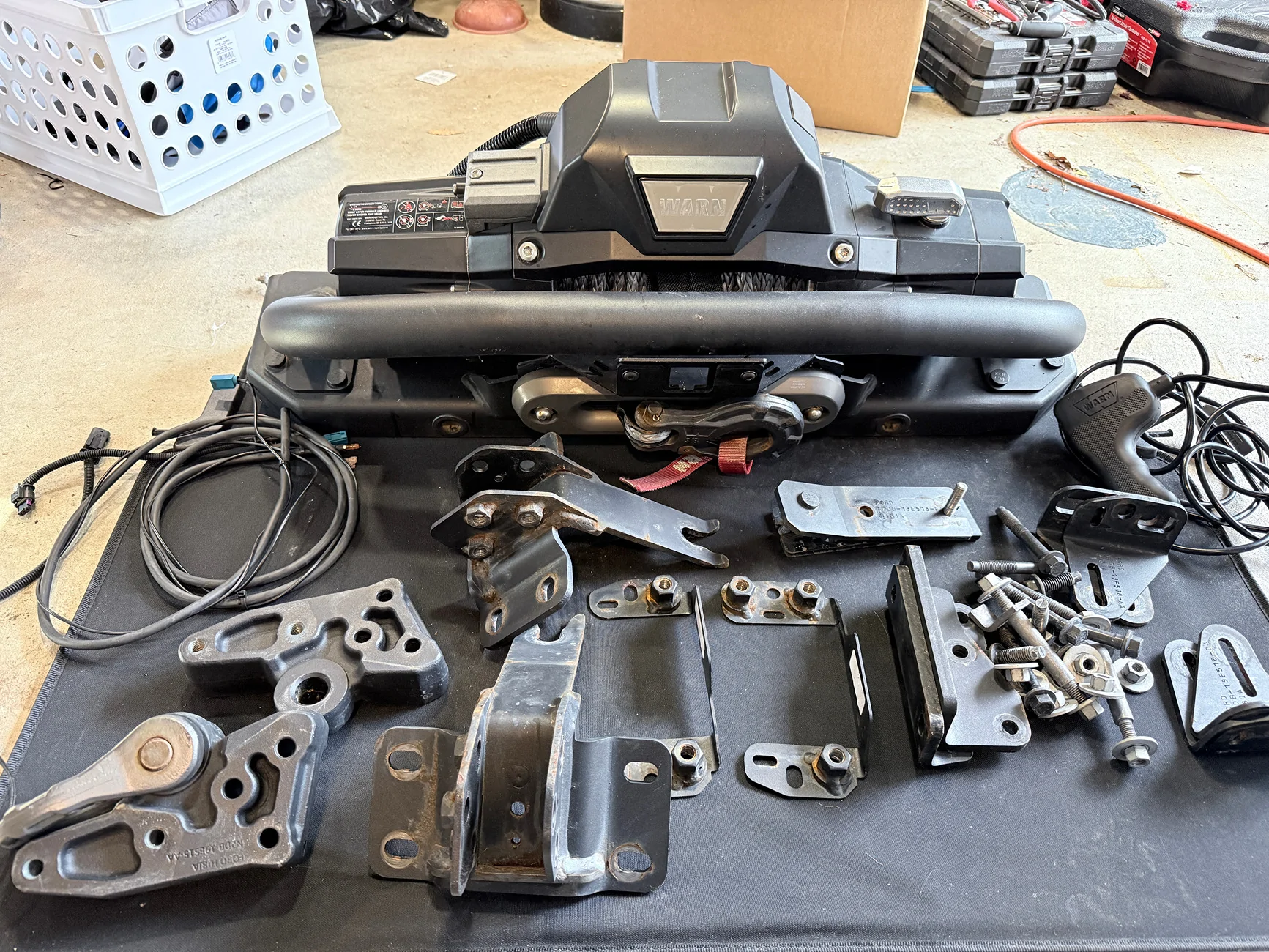 Ford Bronco Ford Performance Winch with Extras - Local Pickup IMG_0544